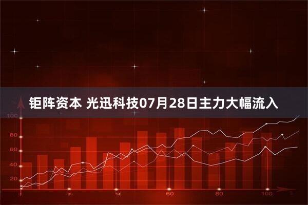 钜阵资本 光迅科技07月28日主力大幅流入